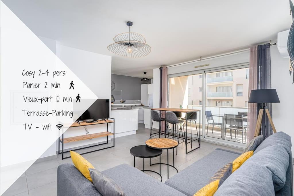 Panier, Major, Appartement De 47 M2, Parking Et Terrasse Marseille Ngoại thất bức ảnh